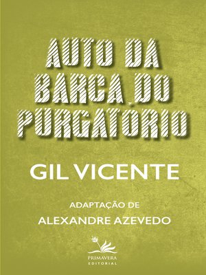 cover image of Auto da barca do purgatório